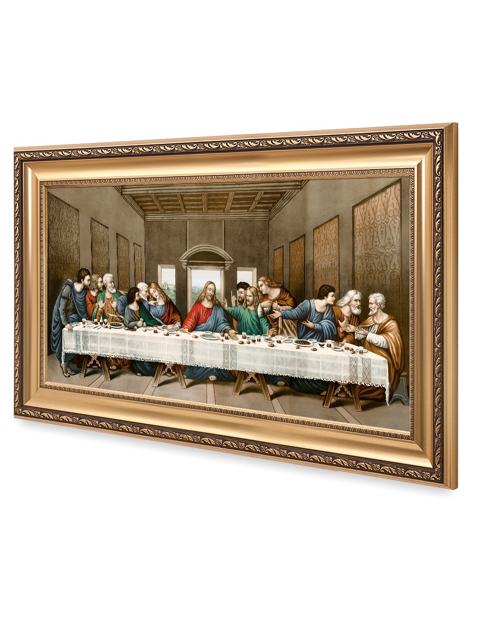 Decorarts -The Last Supper, Leonardo Da Vinci Classic Art Reproductions. Giclee Print& Museum Quality Framed Art For Wall Decor.